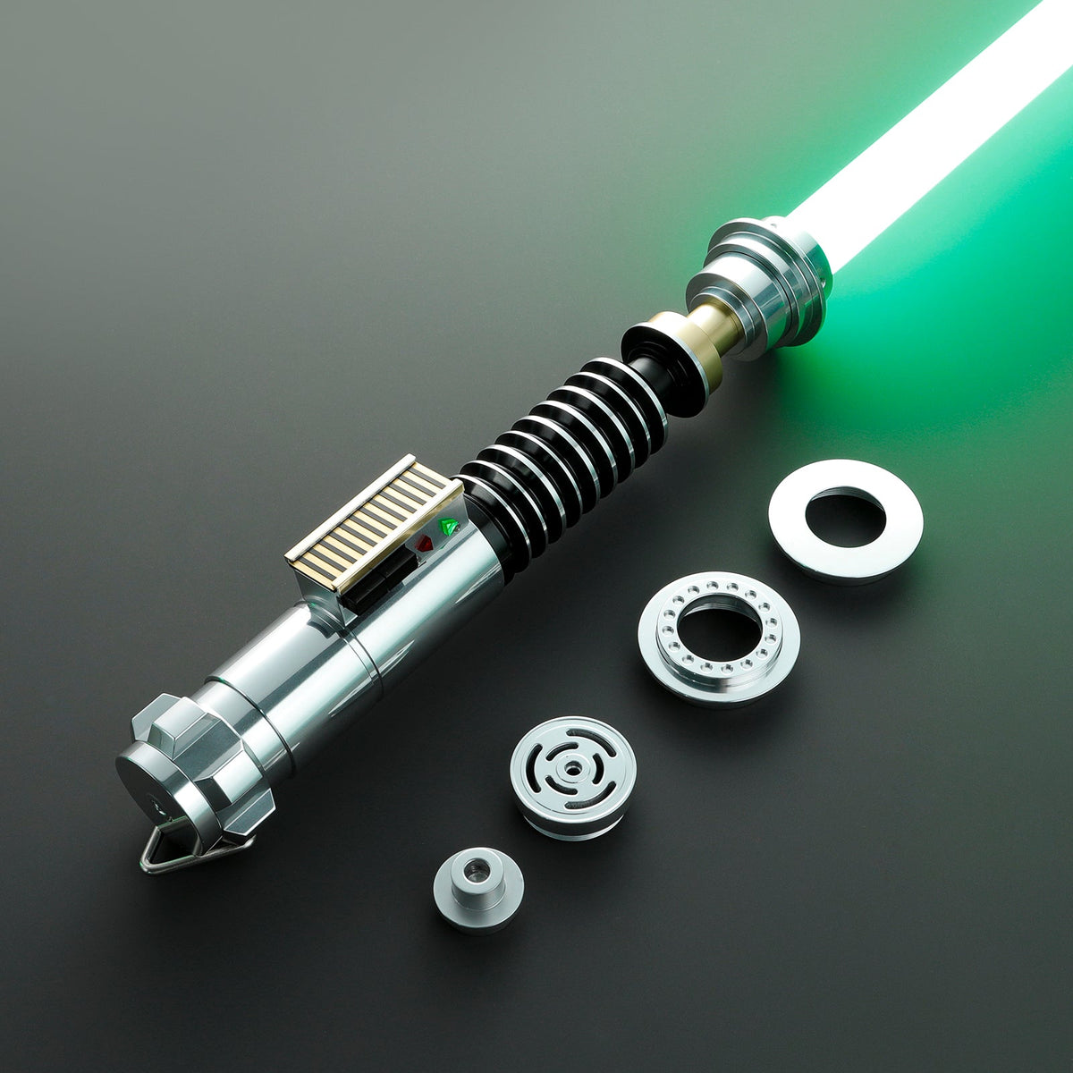 Rapierificsaber Lightsaber LUKE LSW Light Saber V3 EP6 FX Force Xenopixel 3.0 Pogo Core Green Saber Hilt 28CM