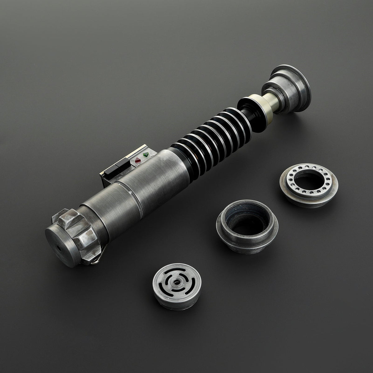 Rapierificsaber Lightsaber LUKE Weathered LSW Green Light Saber V5 EP6 FX Force Xenopixel 3.0 Saber Hilt 27.6CM