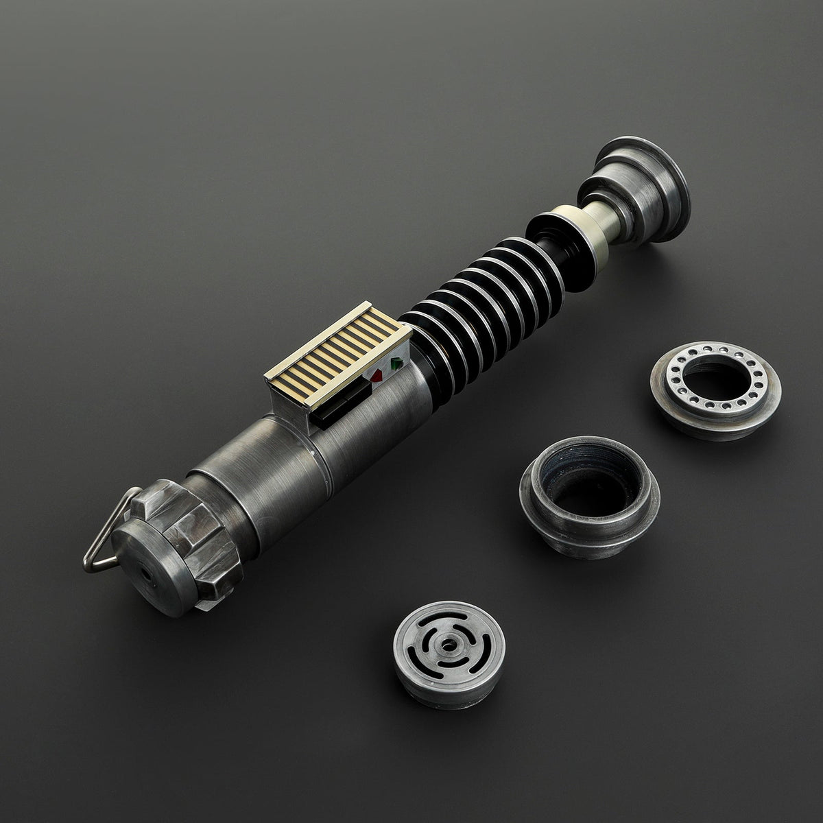 Rapierificsaber Lightsaber LUKE Weathered LSW Green Light Saber V5 EP6 FX Force Xenopixel 3.0 Saber Hilt 27.6CM