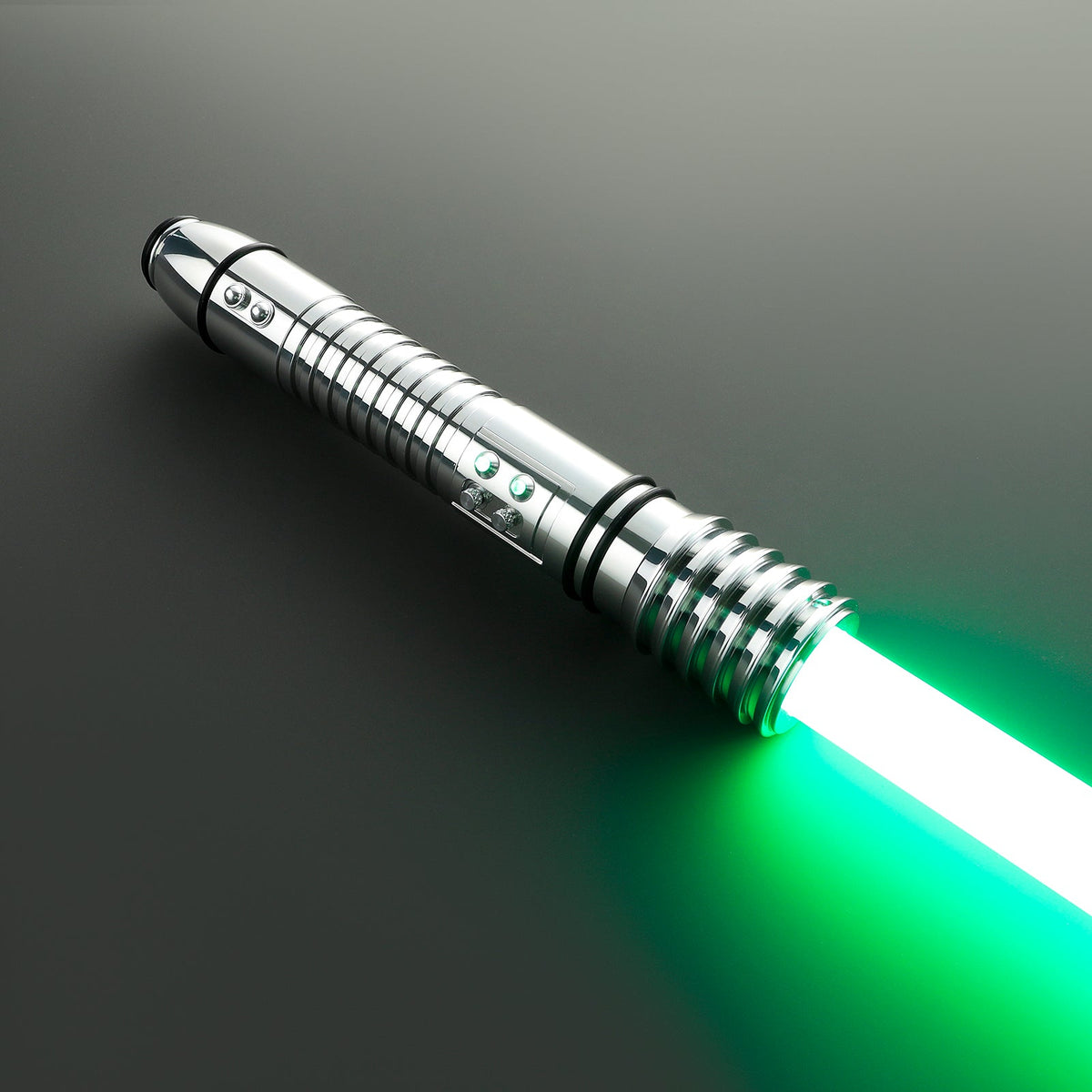 RapierificsaberLightsaber Kit Fisto Light Saber Proffie2.2 Green Bladed Pogo Core Short Metal Hilt 26.8CM