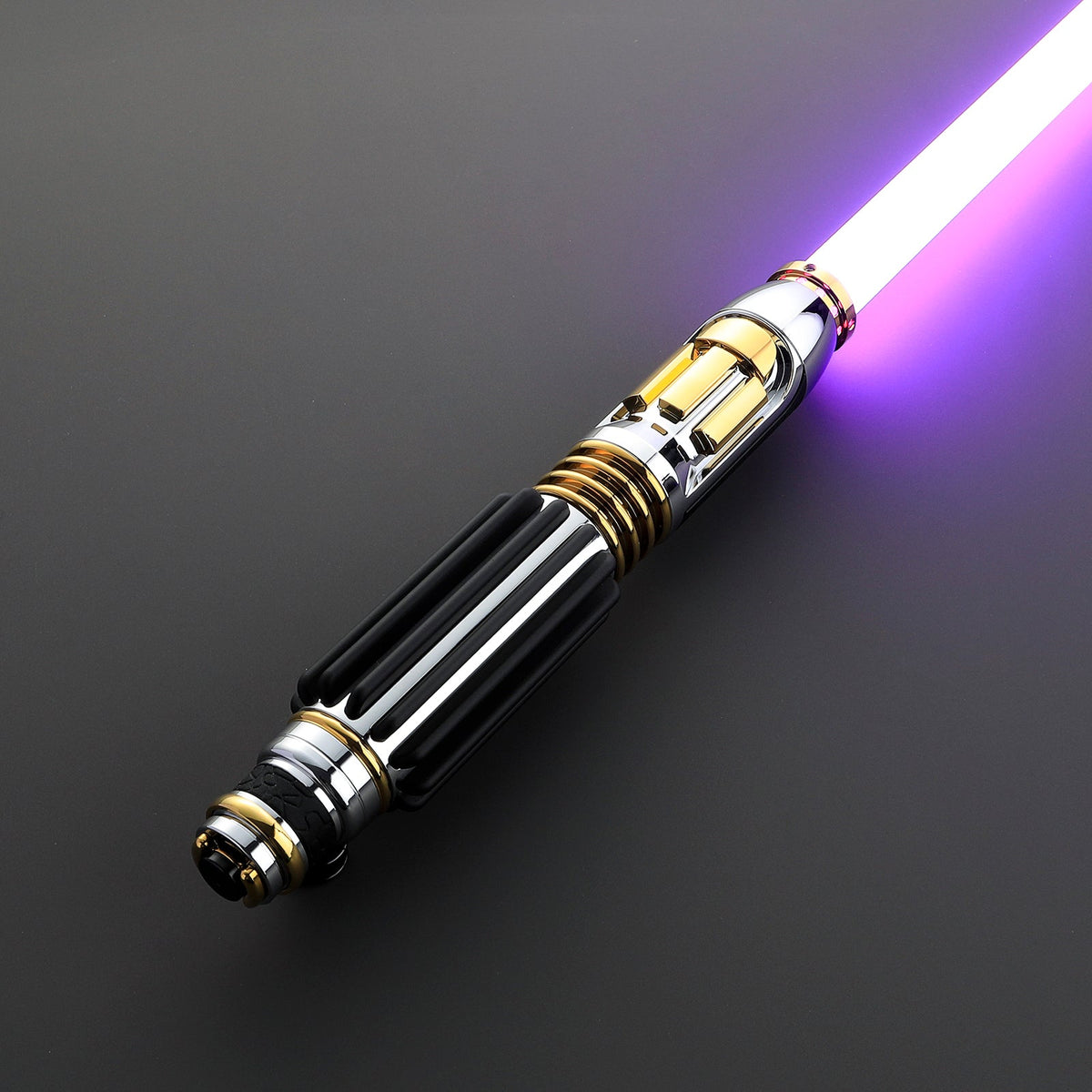 Rapierificsaber Lightsaber Jed MW Mace Windu Purple Light Saber FX Dueling Pogo Core Hilt 28.2CM