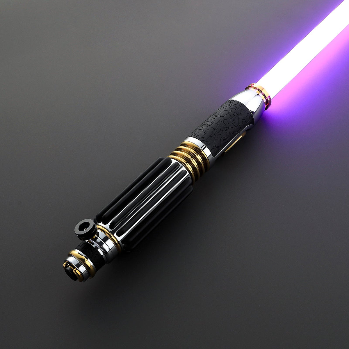 Rapierificsaber Lightsaber Jed MW Mace Windu Purple Light Saber FX Dueling Pogo Core Hilt 28.2CM