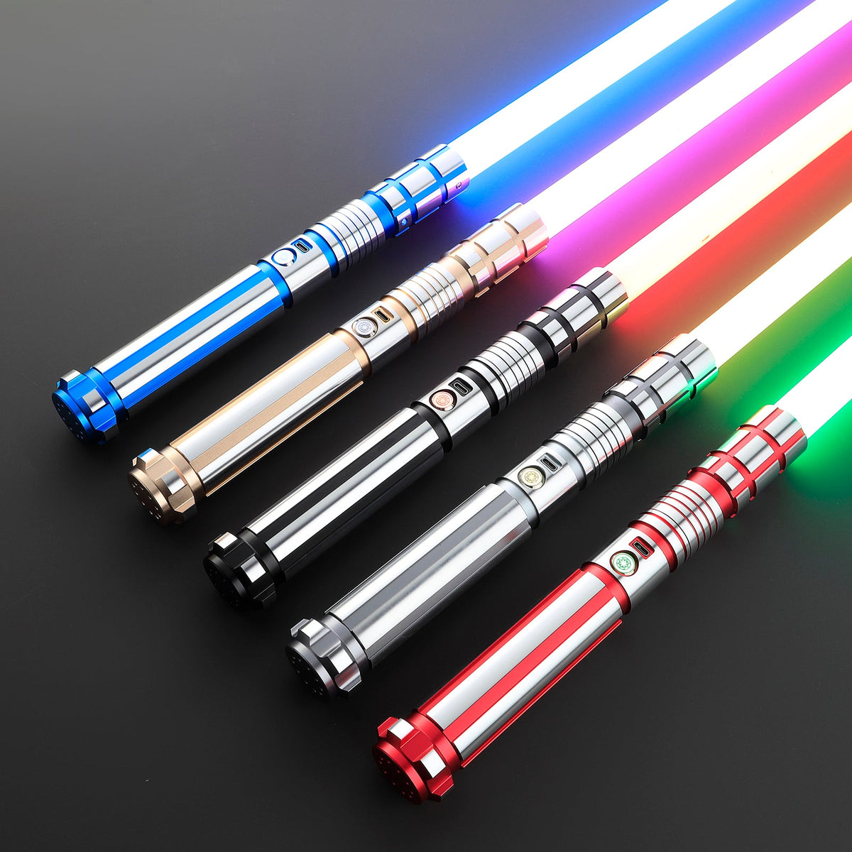 Rapierificsaber Lightsaber Force FX Light Saber with Xenopixel V3 Core Metal Hilt 33CM