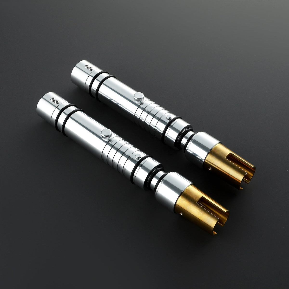 RapierificsaberLightsaber The Bastila Shan Lightsaber Double Bladed Saber Pogo Core Metal Hilt 50.6CM
