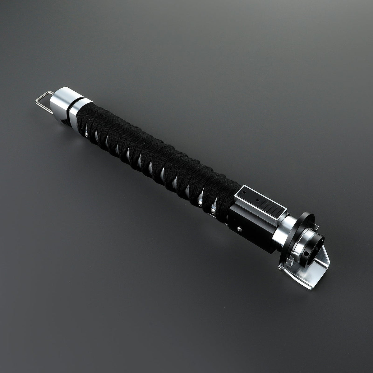 Rapierificsaber Ronin Samurai Inspired Lightsaber Pixel Pogo Core Black Cloth Wrapped Hilt 35.9CM