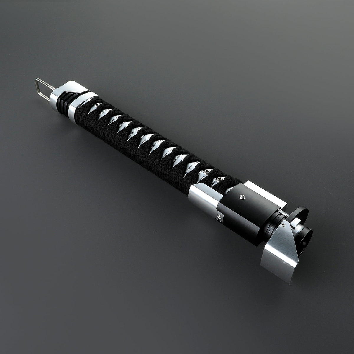 Rapierificsaber Ronin Samurai Inspired Lightsaber Pixel Pogo Core Black Cloth Wrapped Hilt 35.9CM