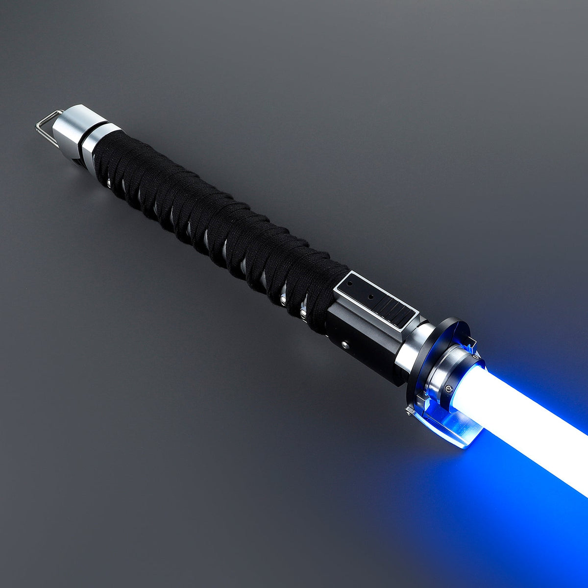 Rapierificsaber Ronin Samurai Inspired Lightsaber Pixel Pogo Core Black Cloth Wrapped Hilt 35.9CM