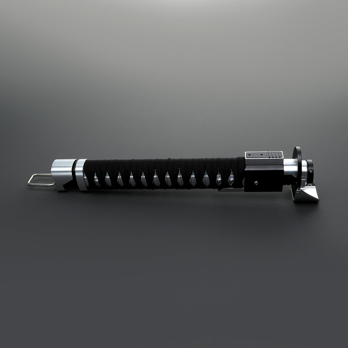 Rapierificsaber Ronin Samurai Inspired Lightsaber Pixel Pogo Core Black Cloth Wrapped Hilt 35.9CM