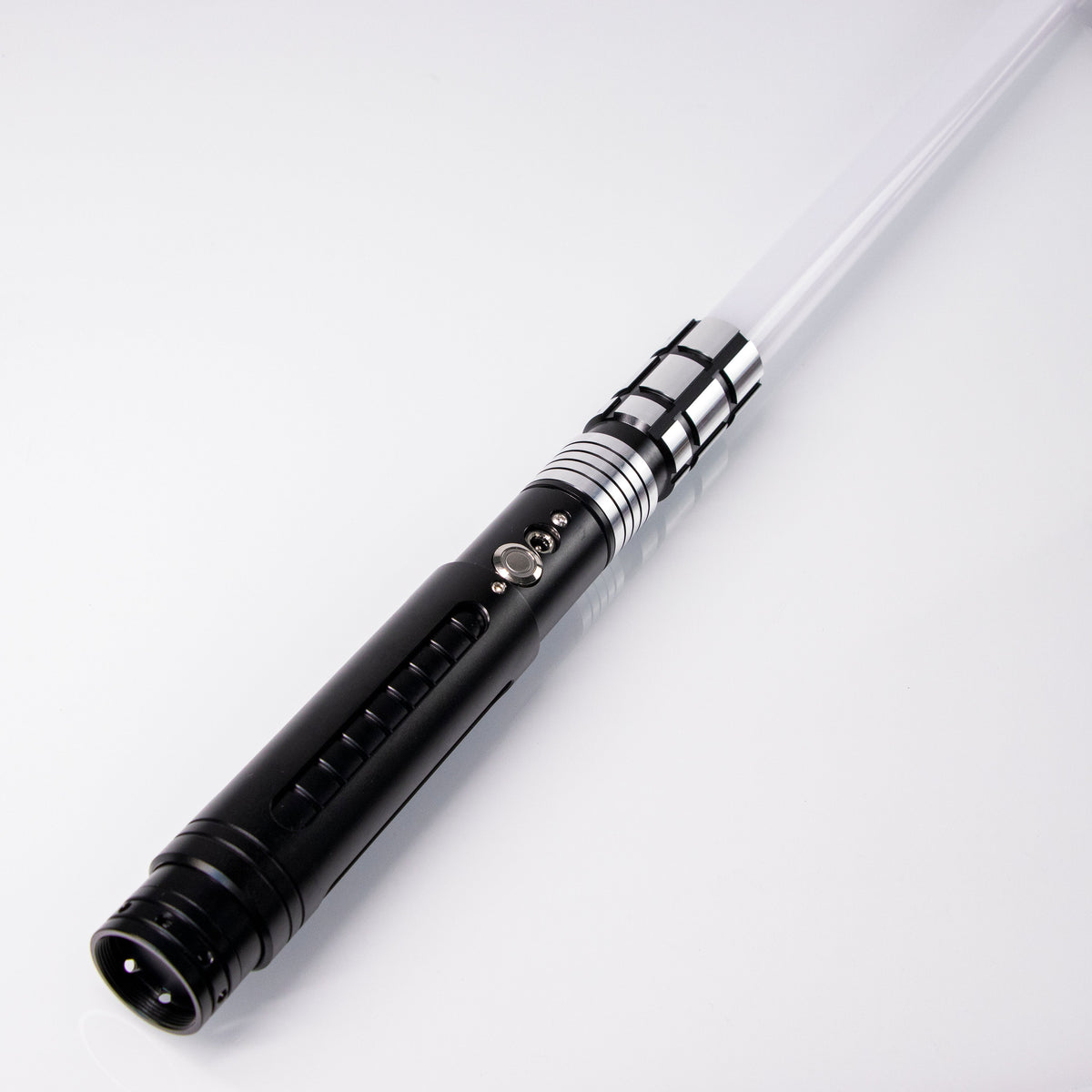 Rapierificsaber Lightsaber Dual Tone Light Saber Infinite Color Chaging with 34 Sound Fonts Hilt 29CM