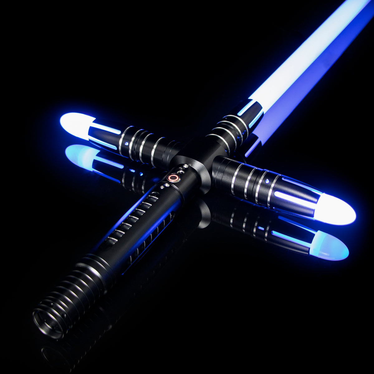 Rapierificsaber Lightsaber Crossguard Light Saber XRGB3.0 Three Blades Black 33CM