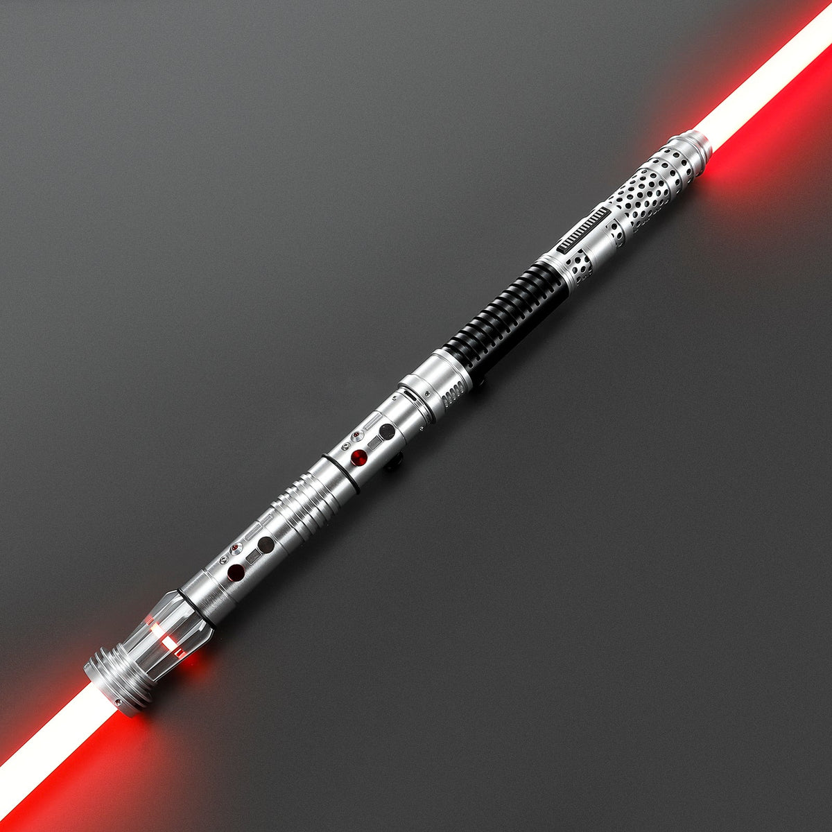 Rapierificsaber Lightsaber Maul DM Saber Double Bladed Red Lightsaber Two Hilts Two Blades Hilt 61CM