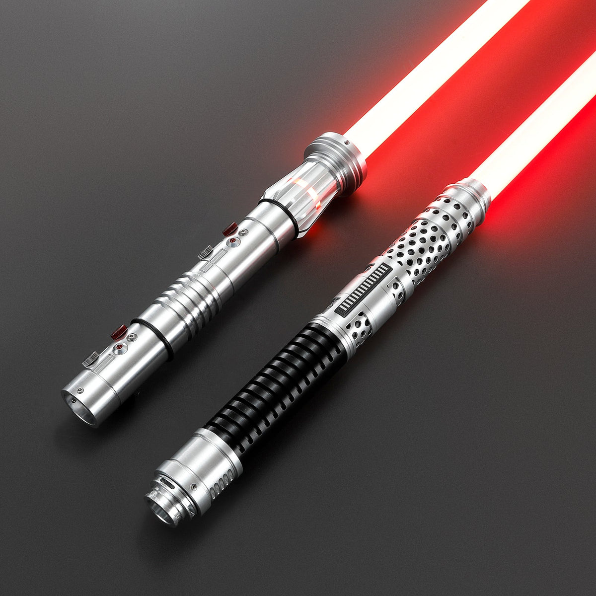 Rapierificsaber Lightsaber Maul DM Saber Double Bladed Red Lightsaber Two Hilts Two Blades Hilt 61CM