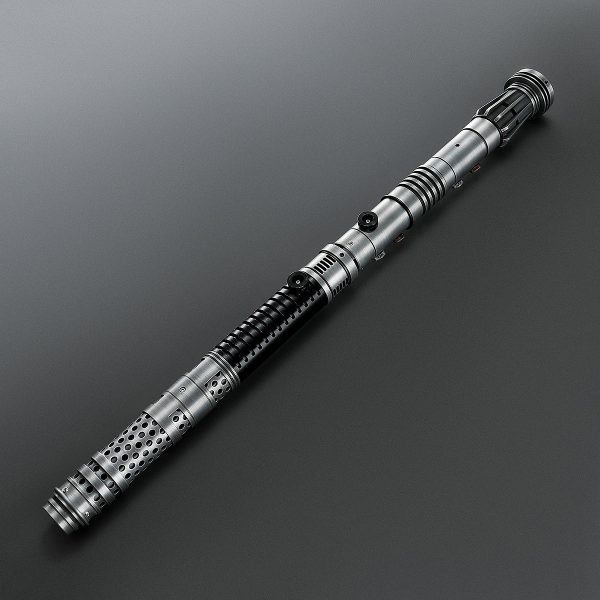Rapierificsaber Lightsaber Maul DM Saber Double Bladed Red Lightsaber Two Weathered Hilts Two Blades Hilt 61CM