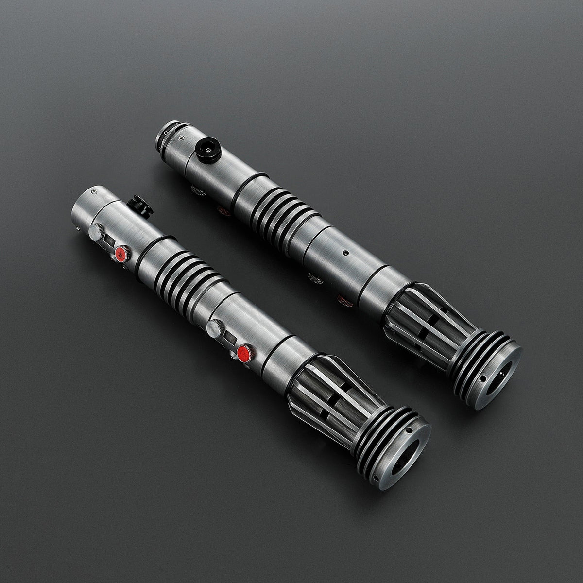 Rapierificsaber Lightsaber Maul DM Saber Double Bladed Red Lightsaber Two Weathered Hilts Two Blades Hilt 57.5CM