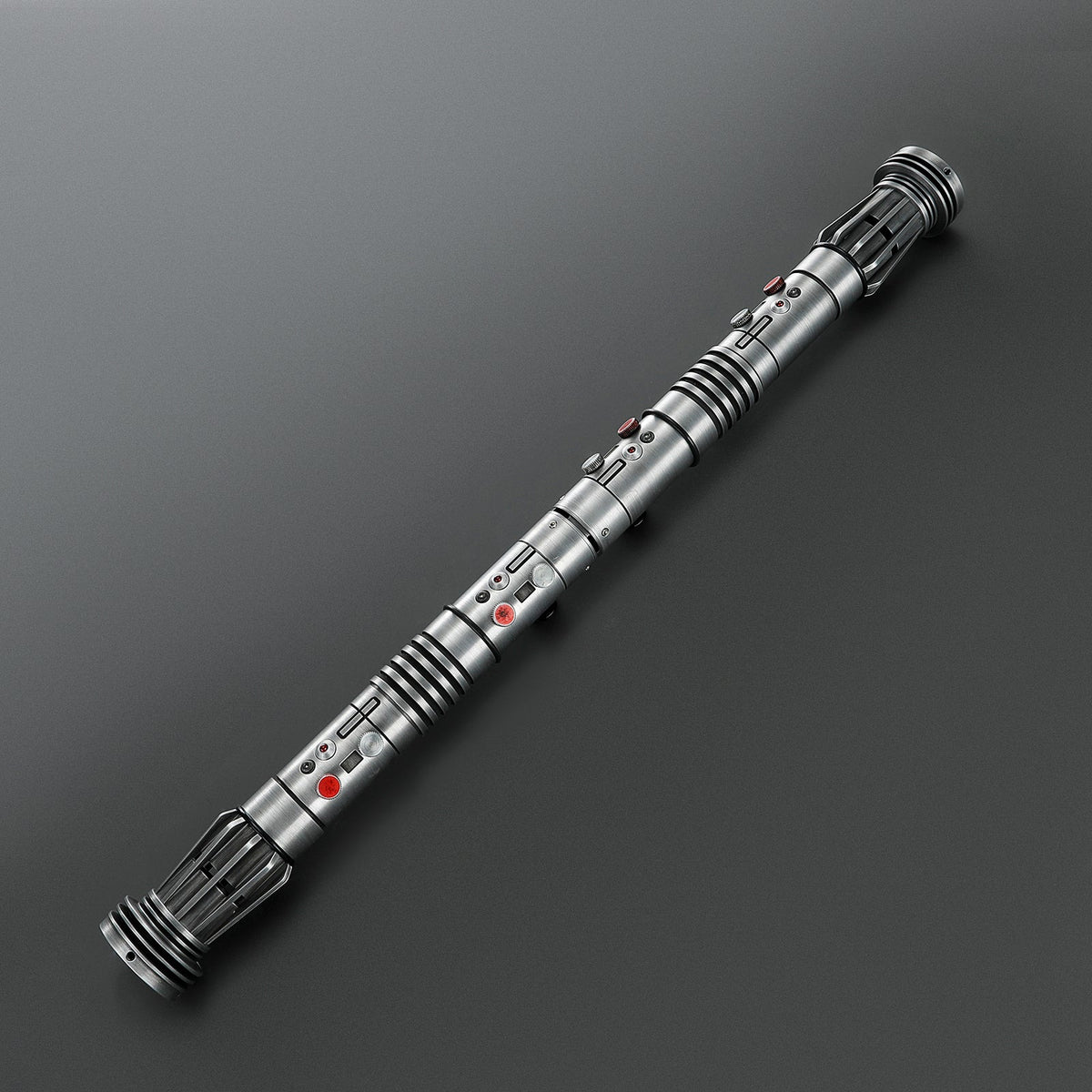 Rapierificsaber Lightsaber Maul DM Saber Double Bladed Red Lightsaber Two Weathered Hilts Two Blades Hilt 57.5CM
