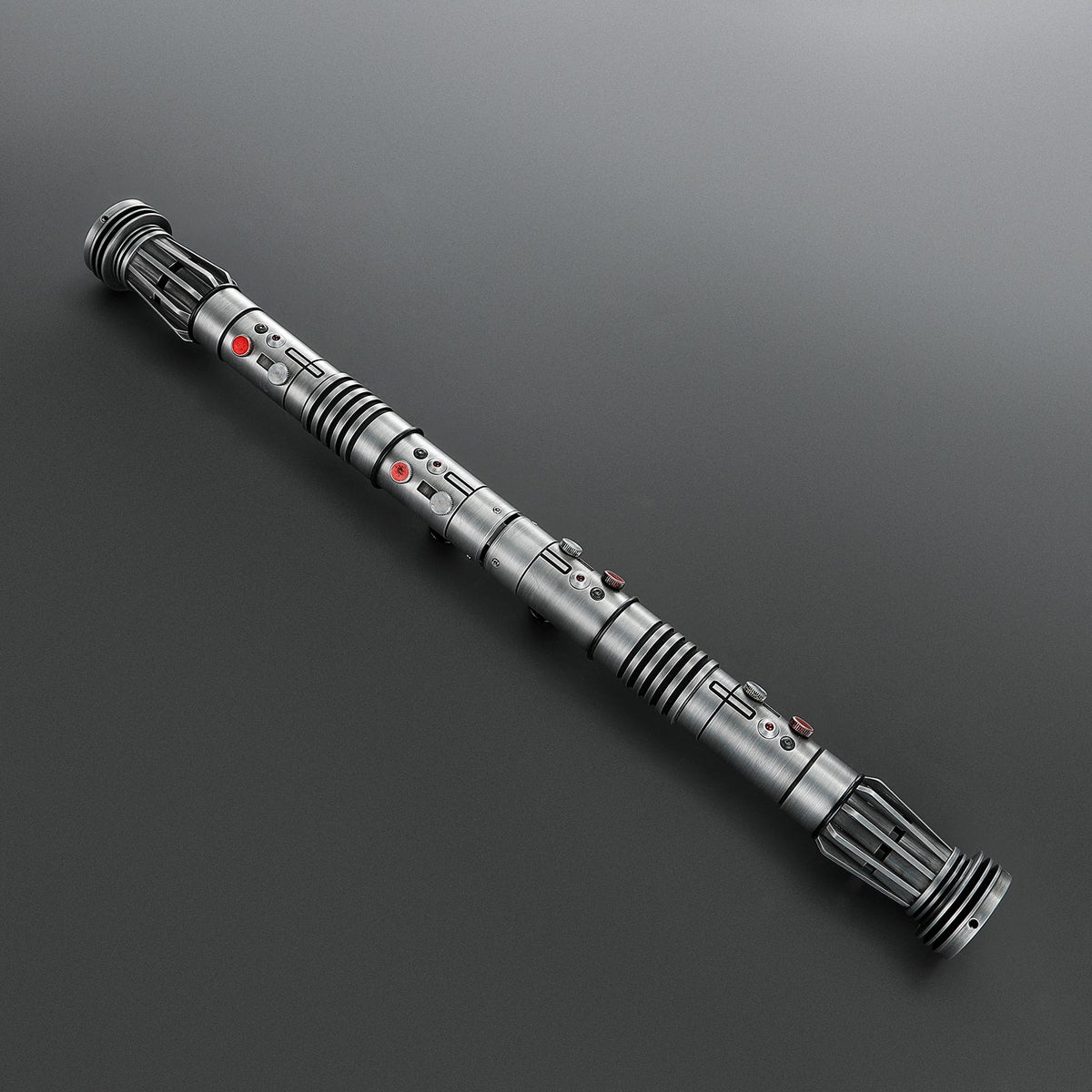 Rapierificsaber Lightsaber Maul DM Saber Double Bladed Red Lightsaber Two Weathered Hilts Two Blades Hilt 57.5CM