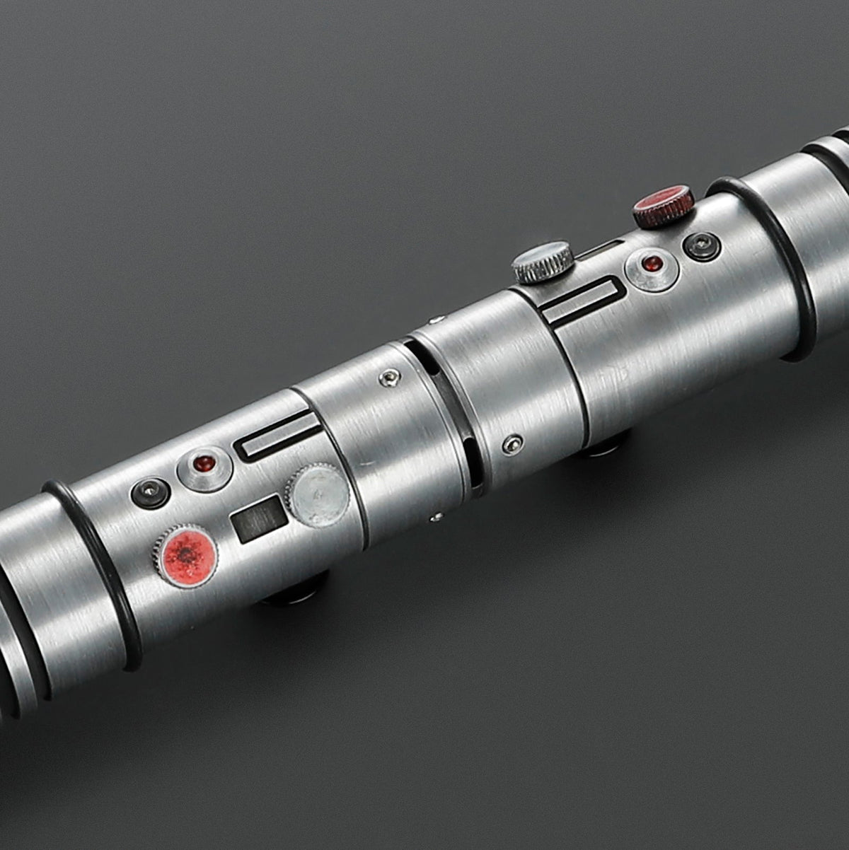 Rapierificsaber Lightsaber Maul DM Saber Double Bladed Red Lightsaber Two Weathered Hilts Two Blades Hilt 57.5CM