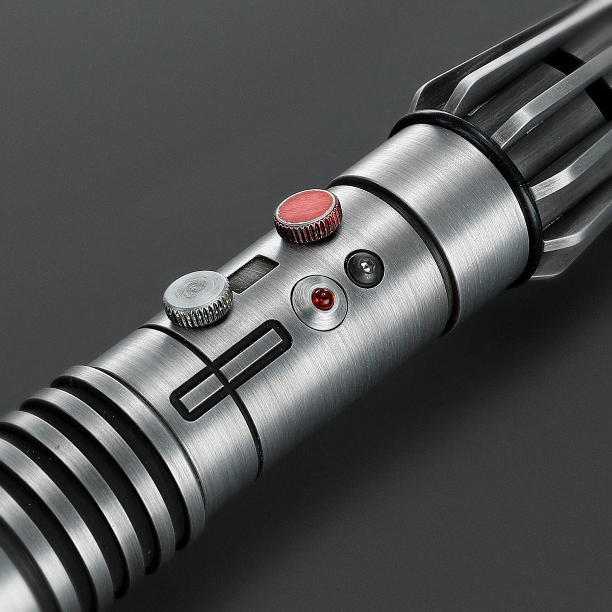Rapierificsaber Lightsaber Maul DM Saber Double Bladed Red Lightsaber Two Weathered Hilts Two Blades Hilt 57.5CM