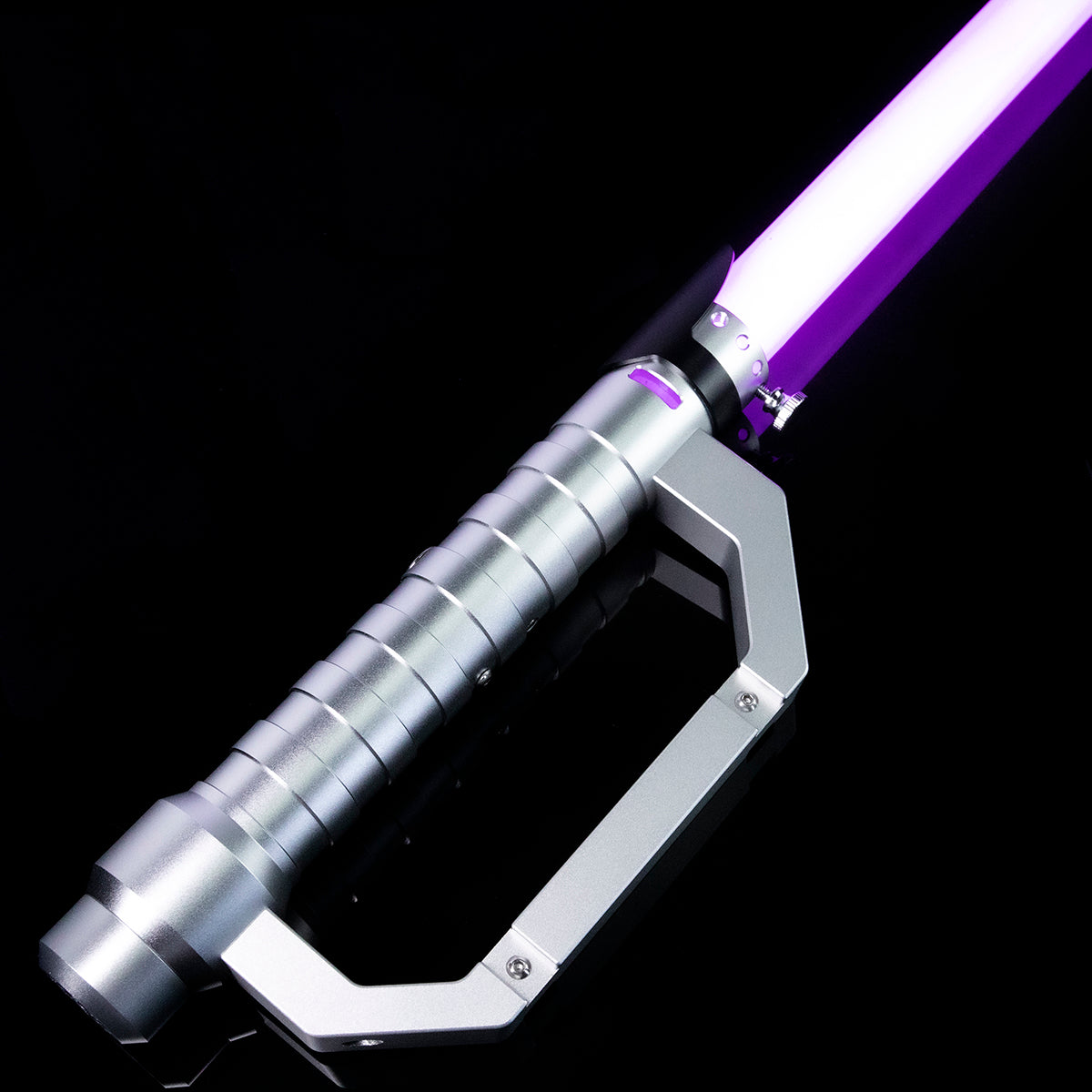 Rapierificsaber Lightsaber Flare Light Saber Bluetooth Supporting Realistic Meta Sliver Hilt 25.5CM