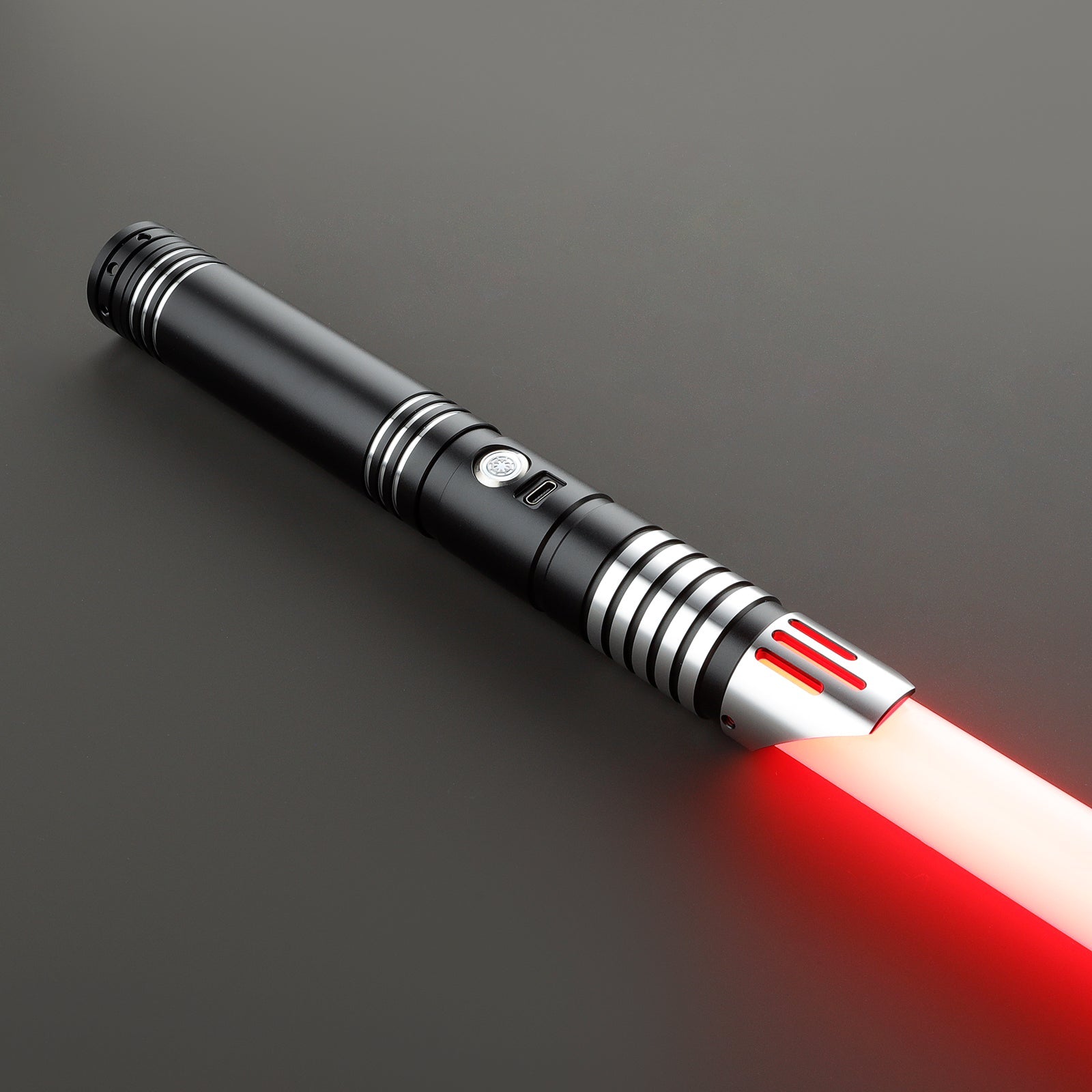 Rapierificsaber Lightsaber Combat Single Bladed Light Saber with Polycarbonate Blade Hilt 26.5CM