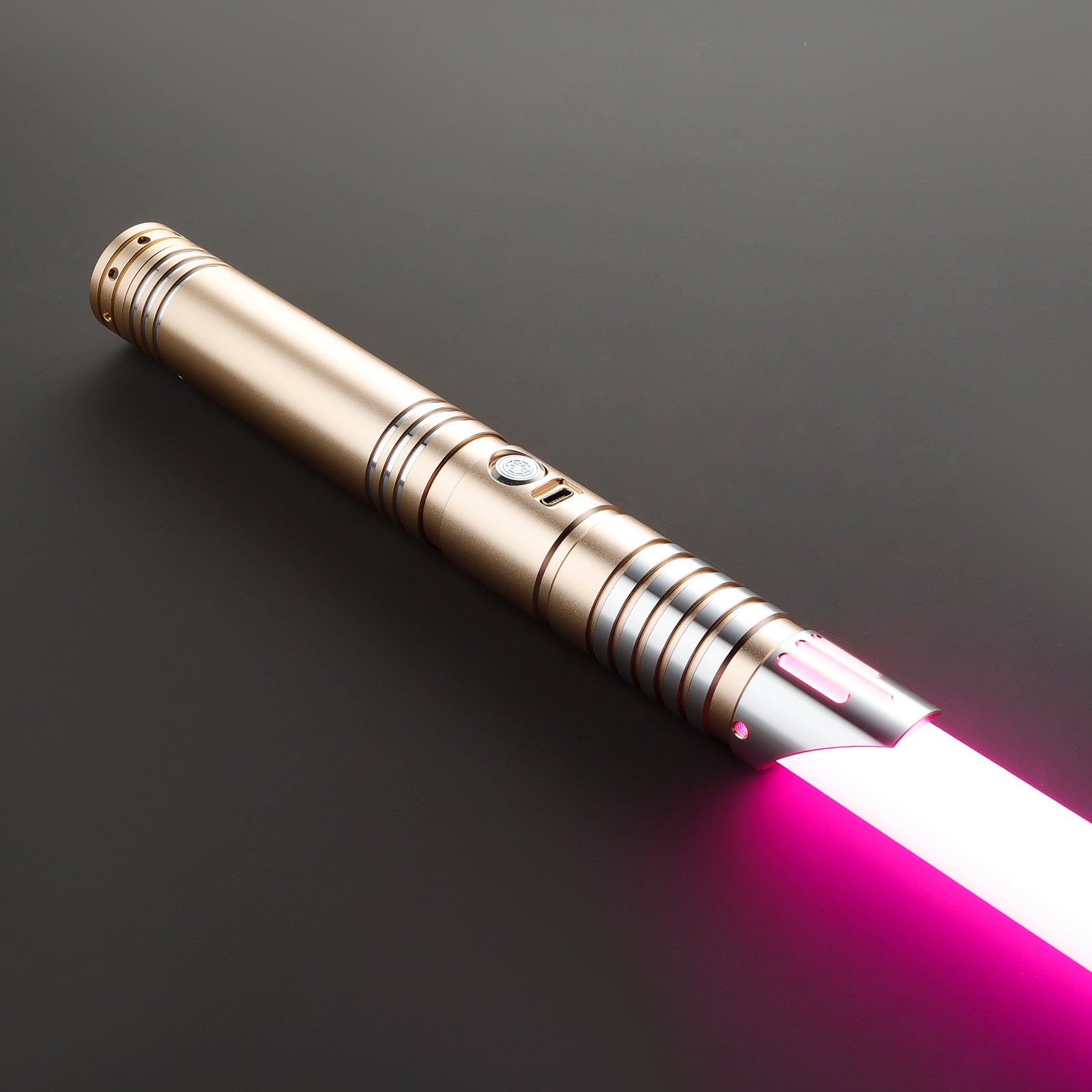 Rapierificsaber Lightsaber Combat Single Bladed Light Saber with Polycarbonate Blade Hilt 26.5CM
