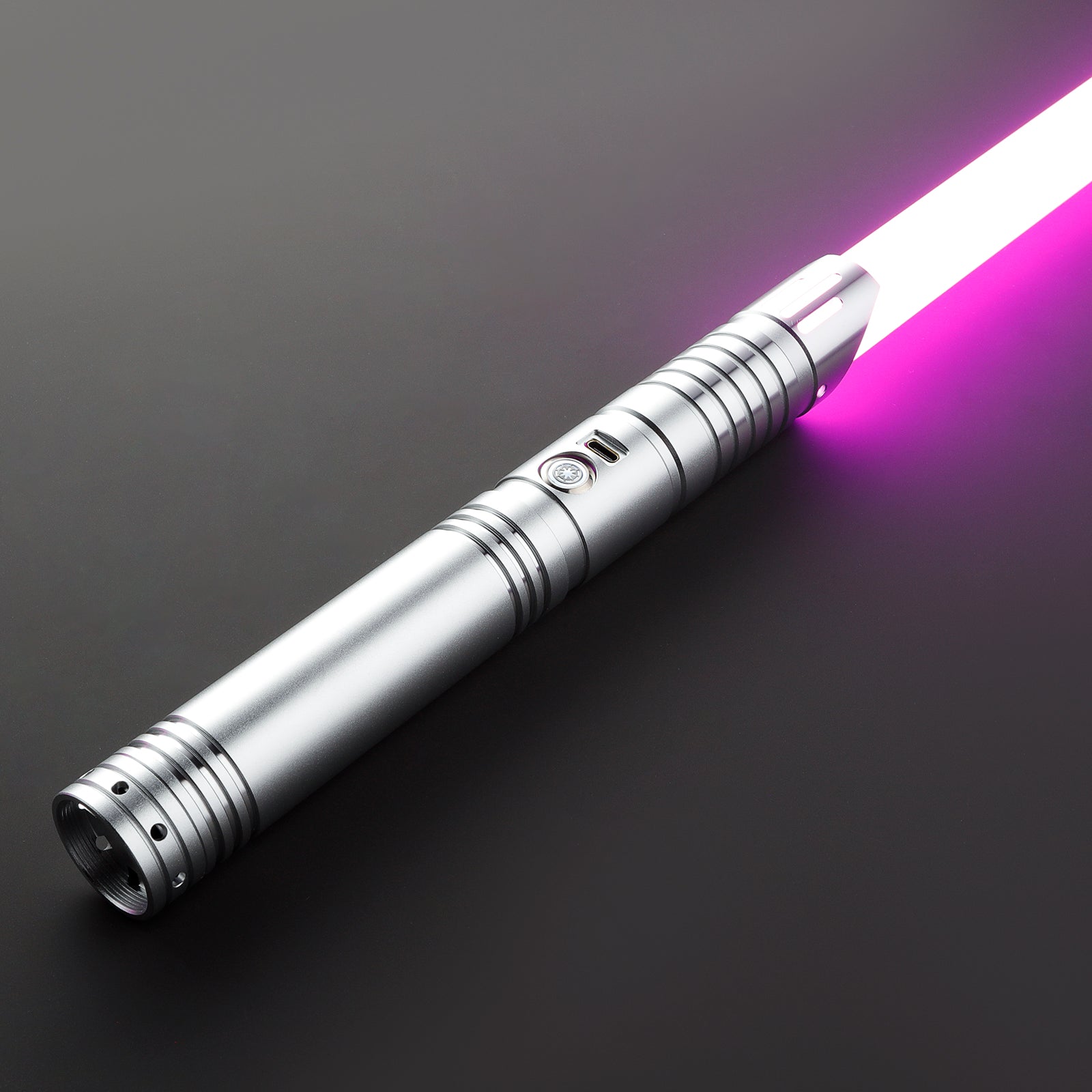 Rapierificsaber Lightsaber Combat Single Bladed Light Saber with Polycarbonate Blade Hilt 26.5CM