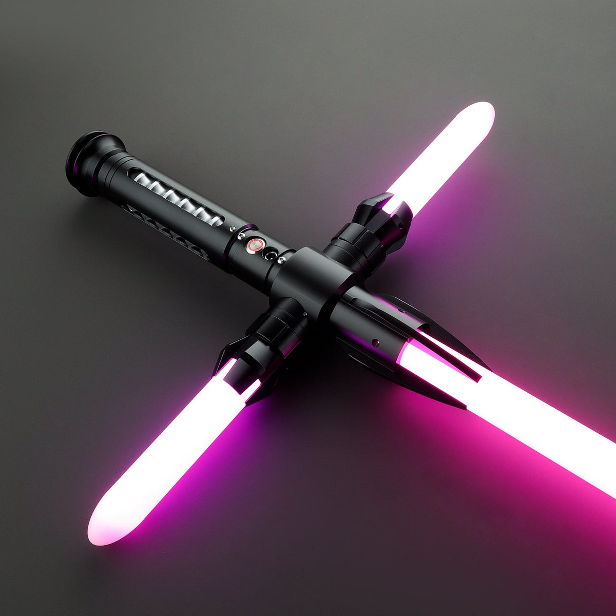 Rapierificsaber Lightsaber Cross Guard Light Saber with Three Blades Black Hilt 37.5CM