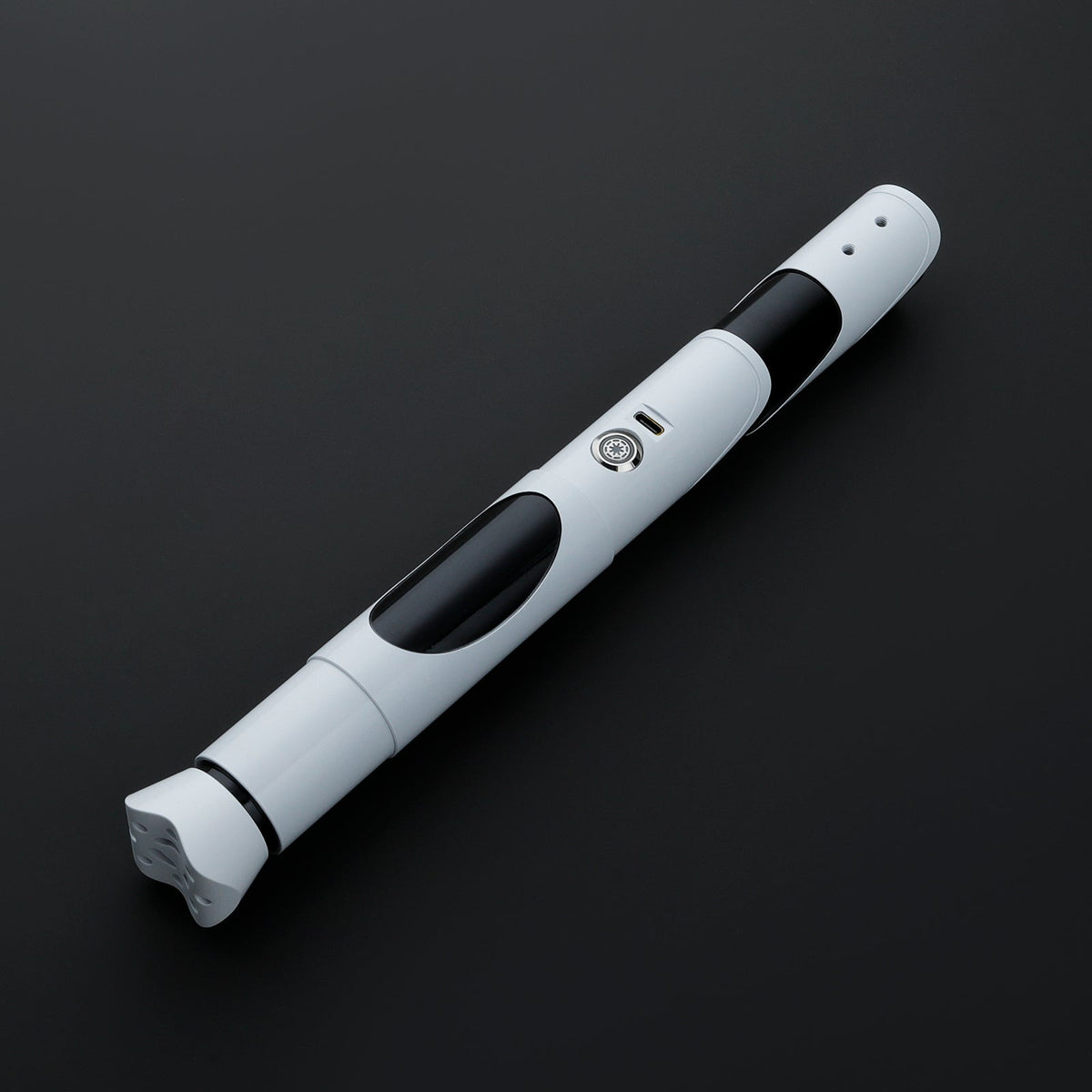 Rapierificsaber Lightsaber HX Series White Lightsaber Bluetooth Xeno V3 Core Hilt 29CM