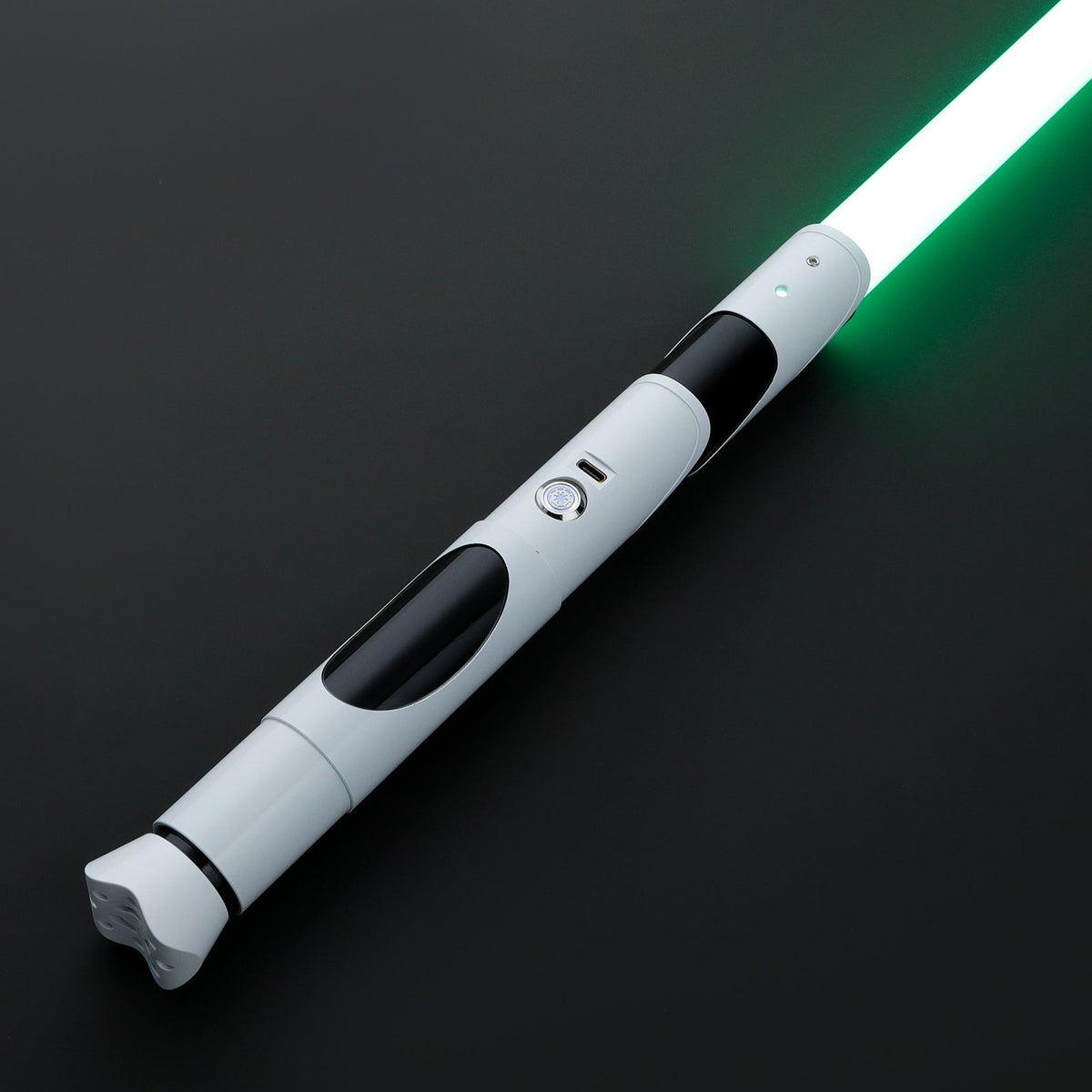 Rapierificsaber Lightsaber HX Series White Lightsaber Bluetooth Xeno V3 Core Hilt 29CM
