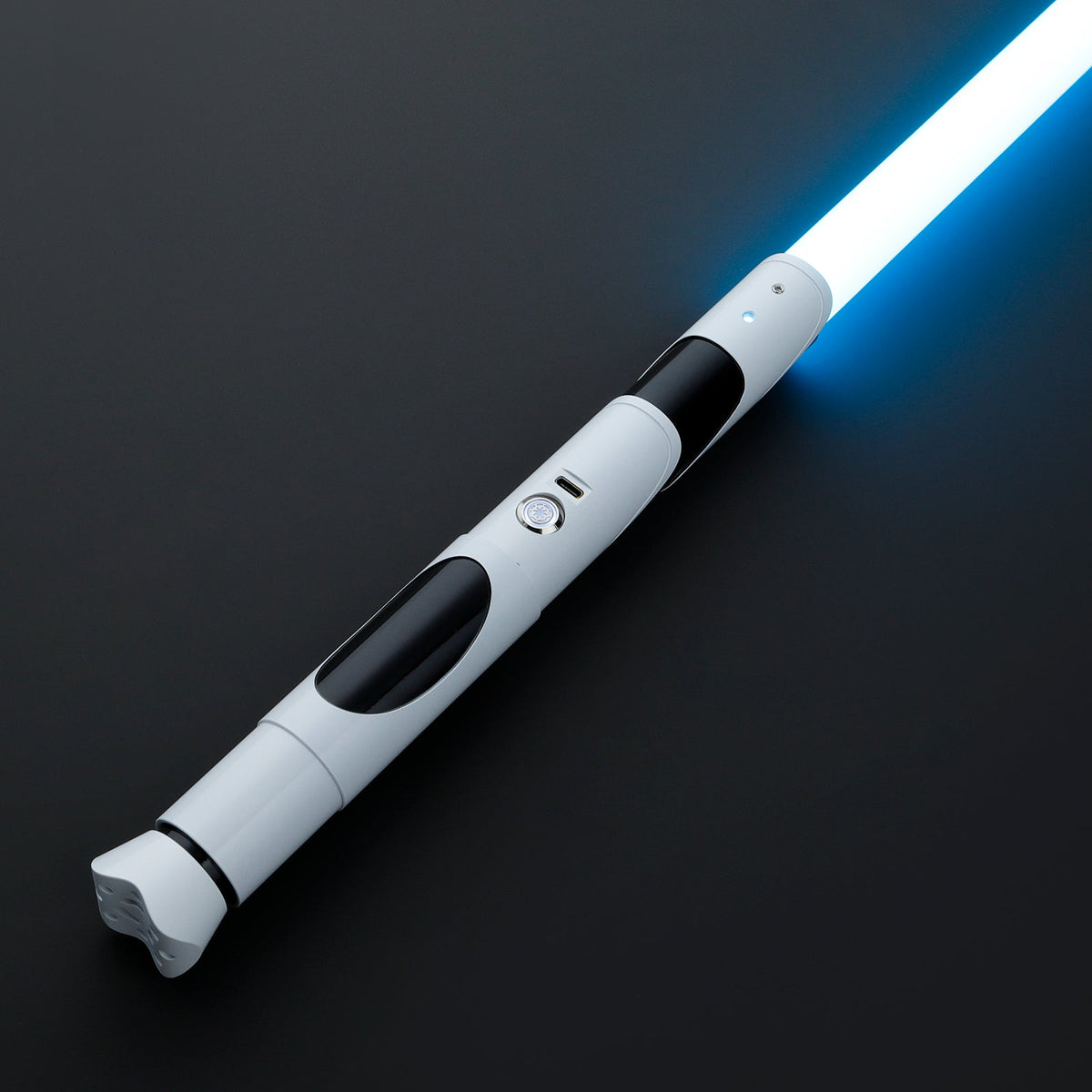 Rapierificsaber Lightsaber HX Series White Lightsaber Bluetooth Xeno V3 Core Hilt 29CM