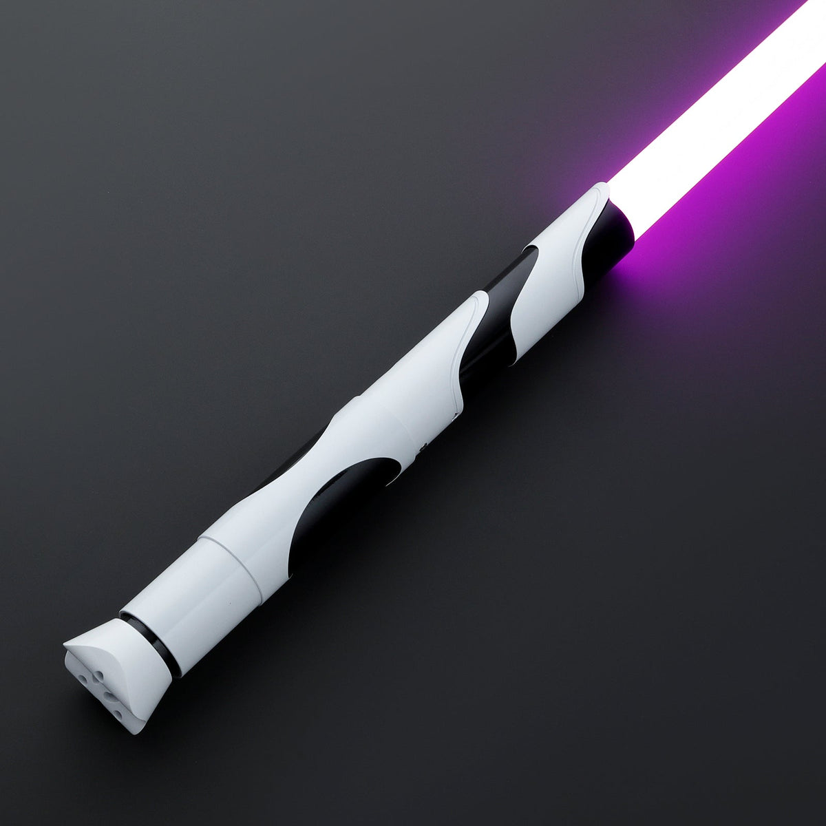 Rapierificsaber Lightsaber HX Series White Lightsaber Bluetooth Xeno V3 Core Hilt 29CM