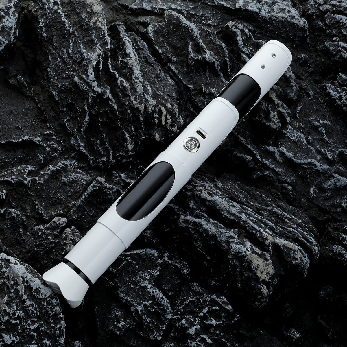Rapierificsaber Lightsaber HX Series White Lightsaber Bluetooth Xeno V3 Core Hilt 29CM