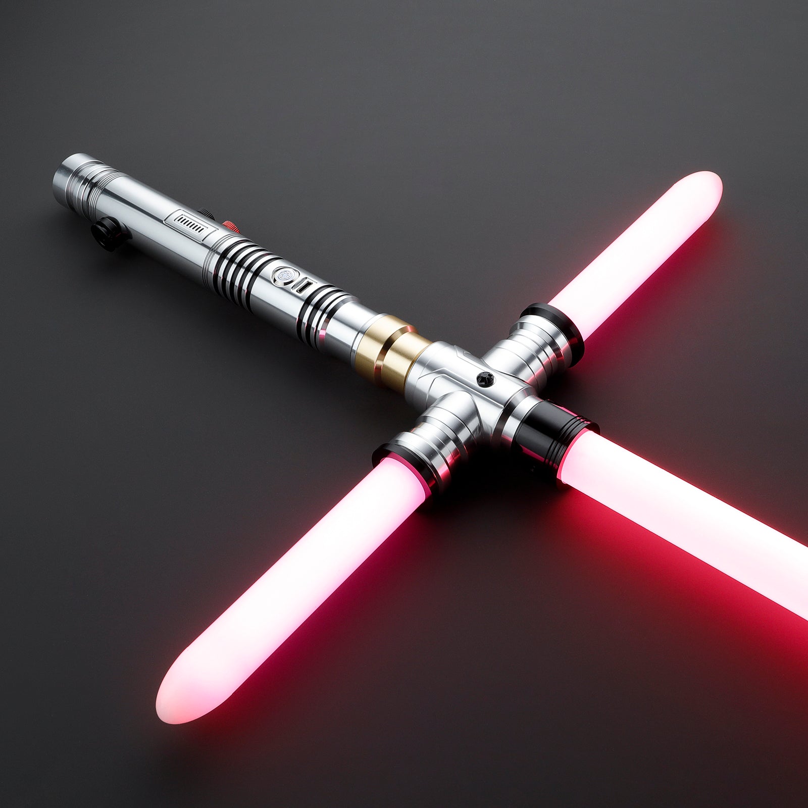 Rapierificsaber Lightsaber Crossguard Three Blades Light Saber Xenopixel V3 Main Hilt 36.5CM