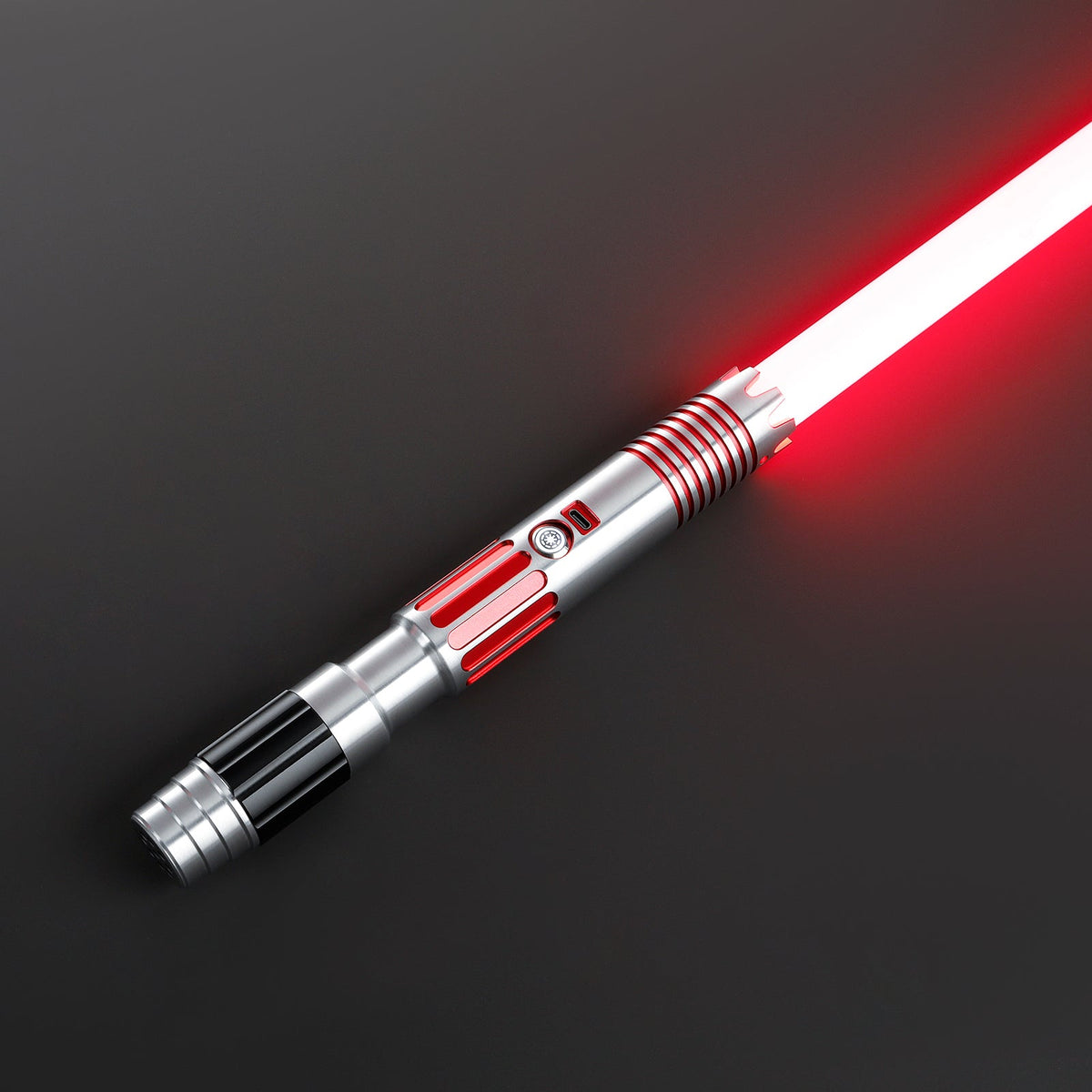 Rapierificsaber Lightsaber HX Series Red Light Saber Bluetooth Xenopixel 3.0 Hilt 26CM