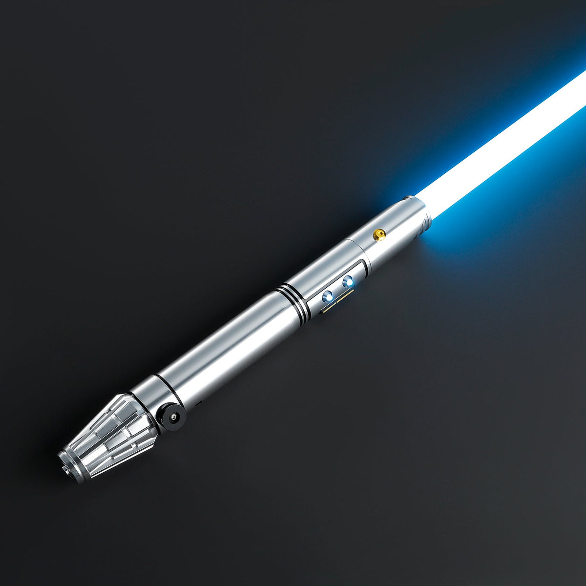 Rapierificsaber Lightsaber Master KB-S Kelleran Beq Light Saber Inspired Xenopixel V3 Pogo Core Custom Hilt 32.2CM