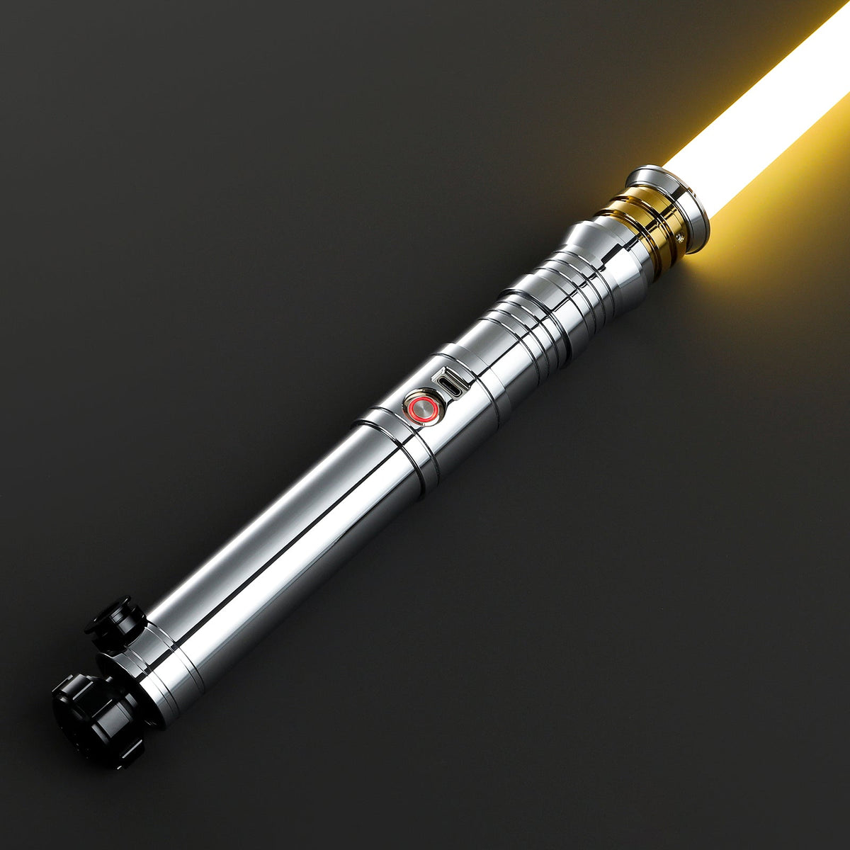 Rapierificsaber® Lightsaber Revan RVS Light Saber Red Dark Side Metal Hilt 28.8CM