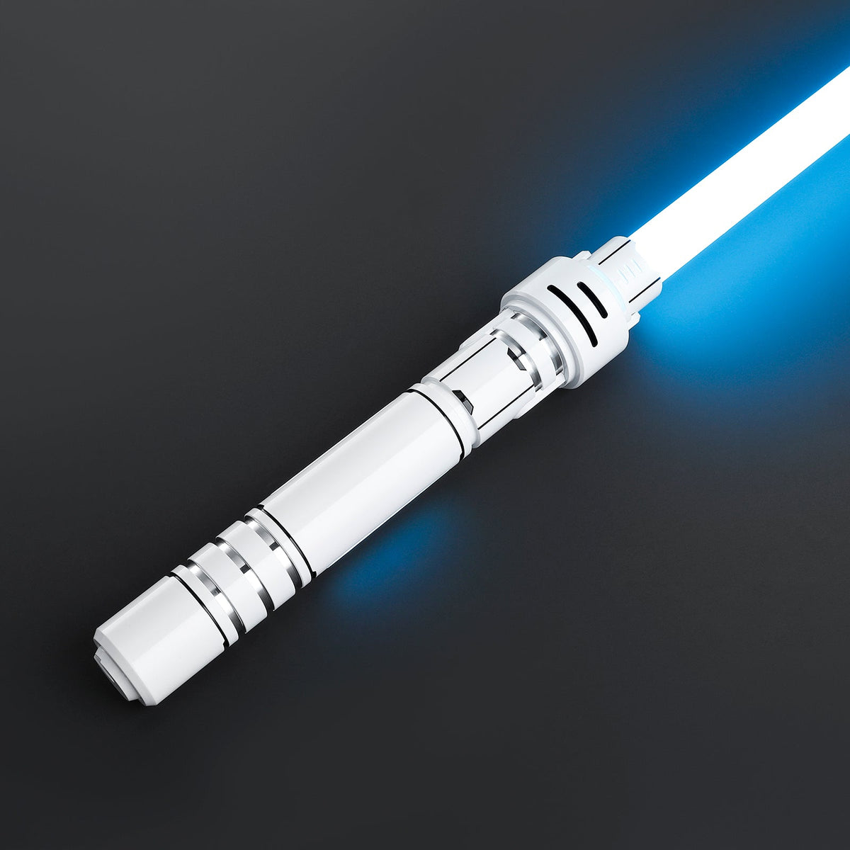Rapierificsaber Lightsaber Gundam Beam Light Saber Inspired Pogo Core White Hilt 29.1CM