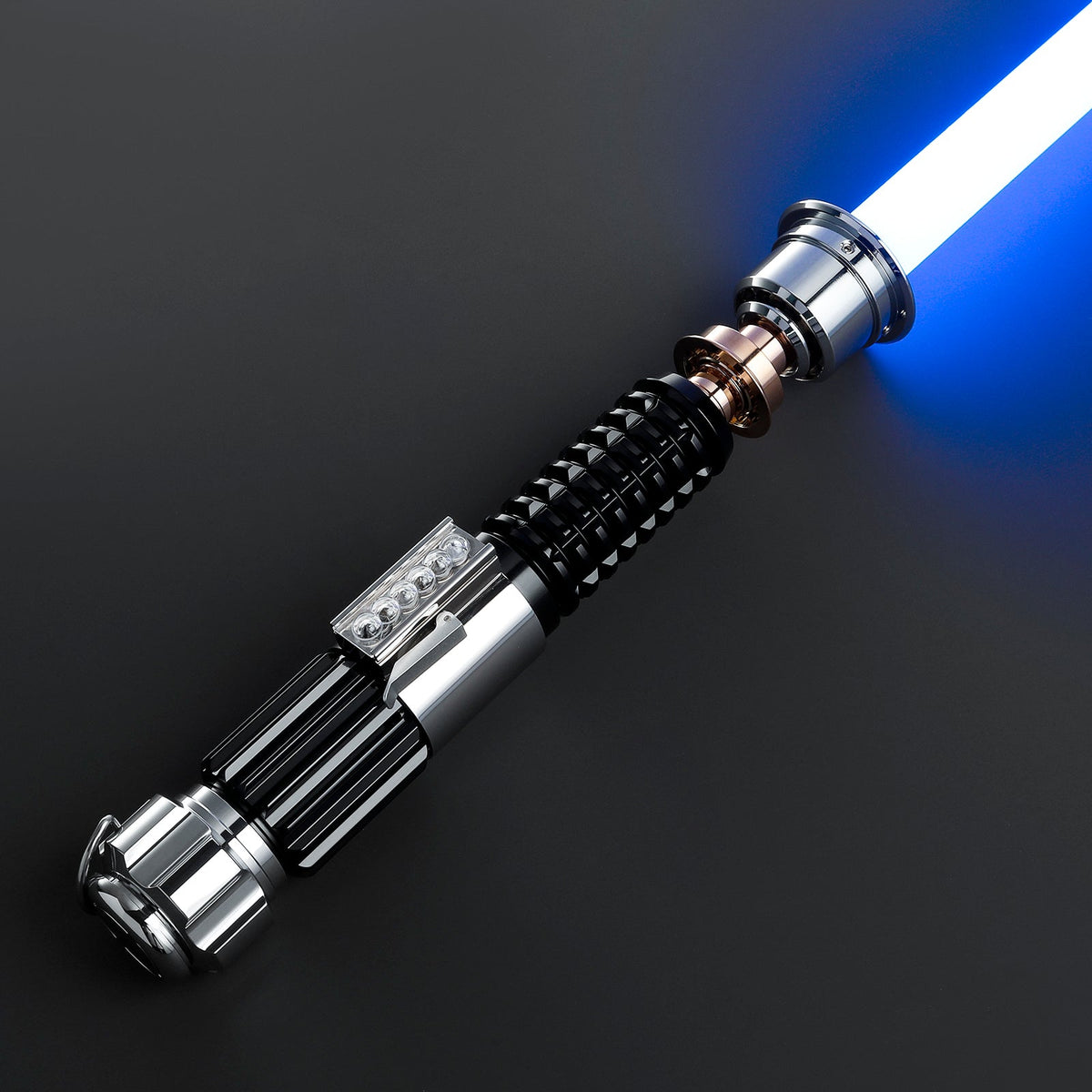 Rapierificsaber Lightsaber Obi OWK Light Saber Blue Obi EP4 FX Hilt 28CM