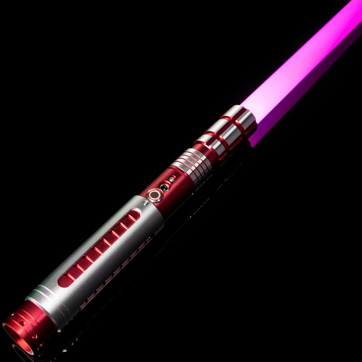 Rapierificsaber Lightsaber Dual Tone Light Saber Infinite Color Chaging with 34 Sound Fonts Hilt 29CM