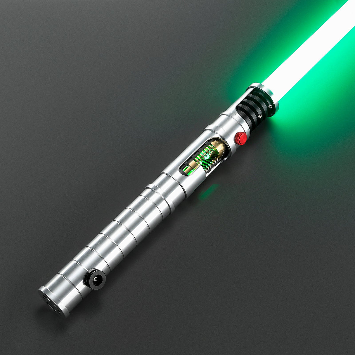 Rapierificsaber Quinlan Vos's Crystal Lightsaber Bluetooth App Control Neopixel Blade Hilt 31CM