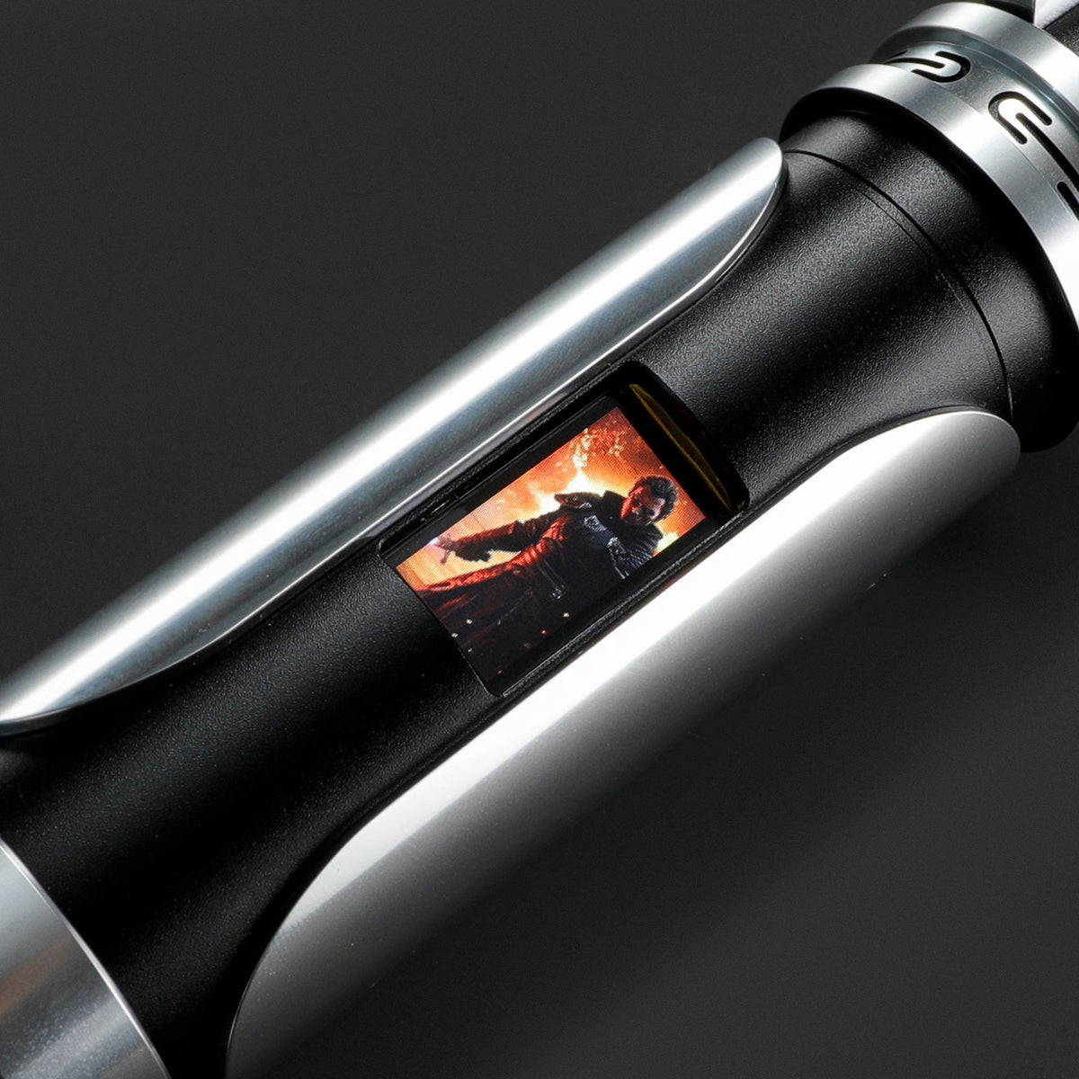 Rapierificsaber Original Lightsaber LED Screen Crystal Saber Hilt 31CM