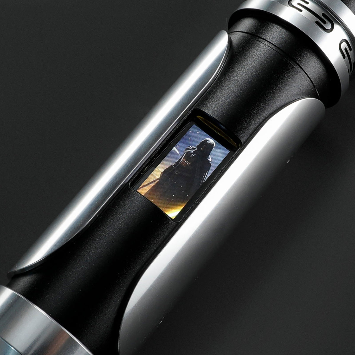 Rapierificsaber Original Lightsaber LED Screen Crystal Saber Hilt 31CM