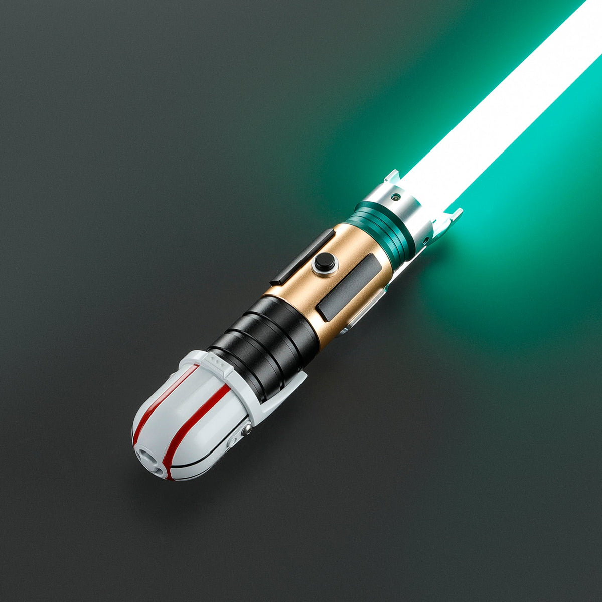 Rapierificsaber Green Grogu Lightsaber XENOpixel Short Saber Hilt 18.2CM