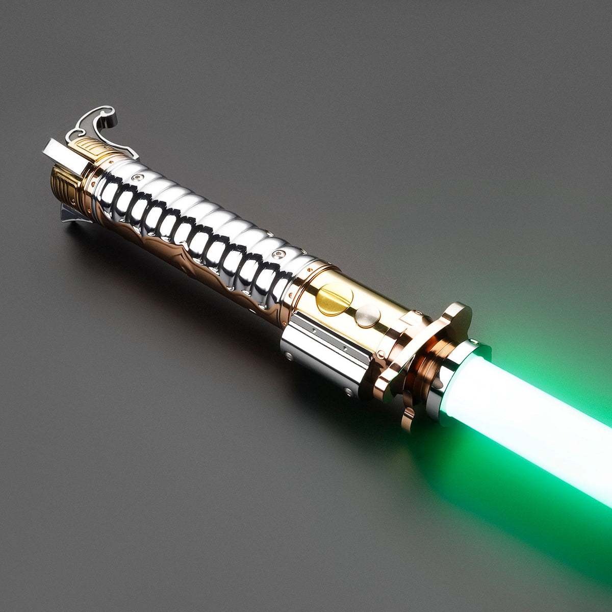 Rapierificsaber Lightsaber Force FX Lop Lightsaber Green Heavy Dueling Motion Control Hilt 25.5CM