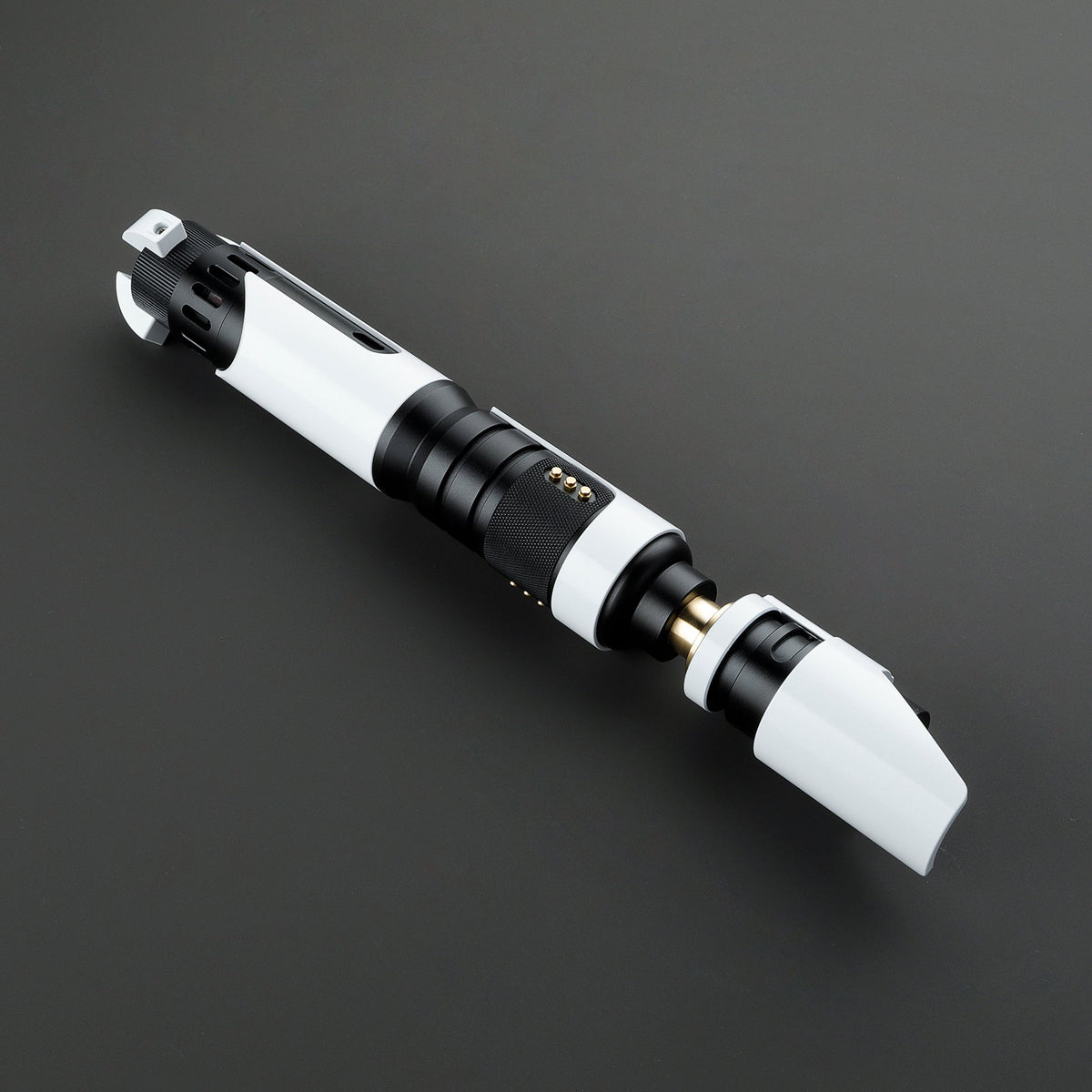 Rapierificsaber Lightsaber Xenopixel V3 Kit Light Saber Bluetooth Connectable Pogo Core White Hilt 28.7CM