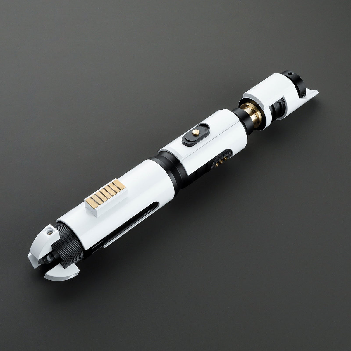 Rapierificsaber Lightsaber Xenopixel V3 Kit Light Saber Bluetooth Connectable Pogo Core White Hilt 28.7CM