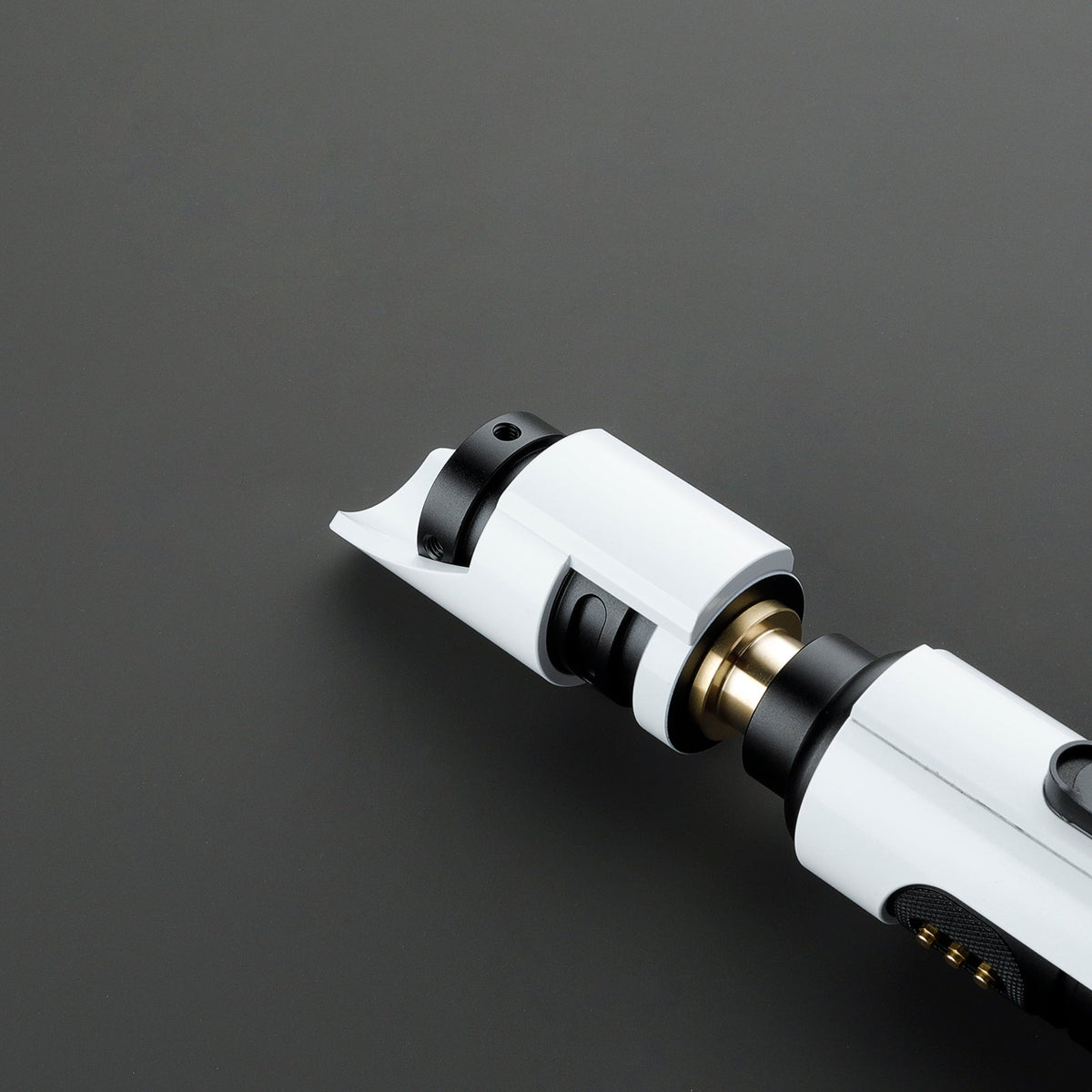 Rapierificsaber Lightsaber Xenopixel V3 Kit Light Saber Bluetooth Connectable Pogo Core White Hilt 28.7CM