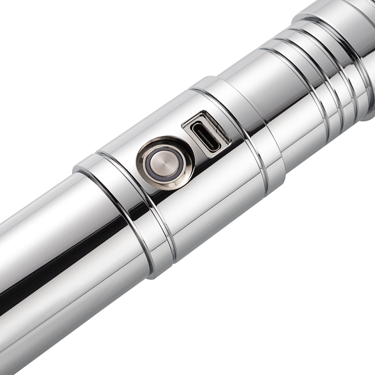 Rapierificsaber® Lightsaber Revan RVS Light Saber Red Dark Side Metal Hilt 28.8CM