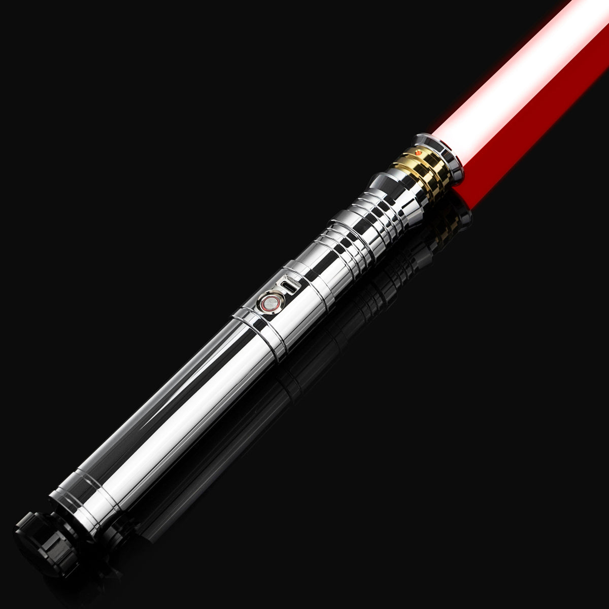 Rapierificsaber® Lightsaber Revan RVS Light Saber Red Dark Side Metal Hilt 28.8CM