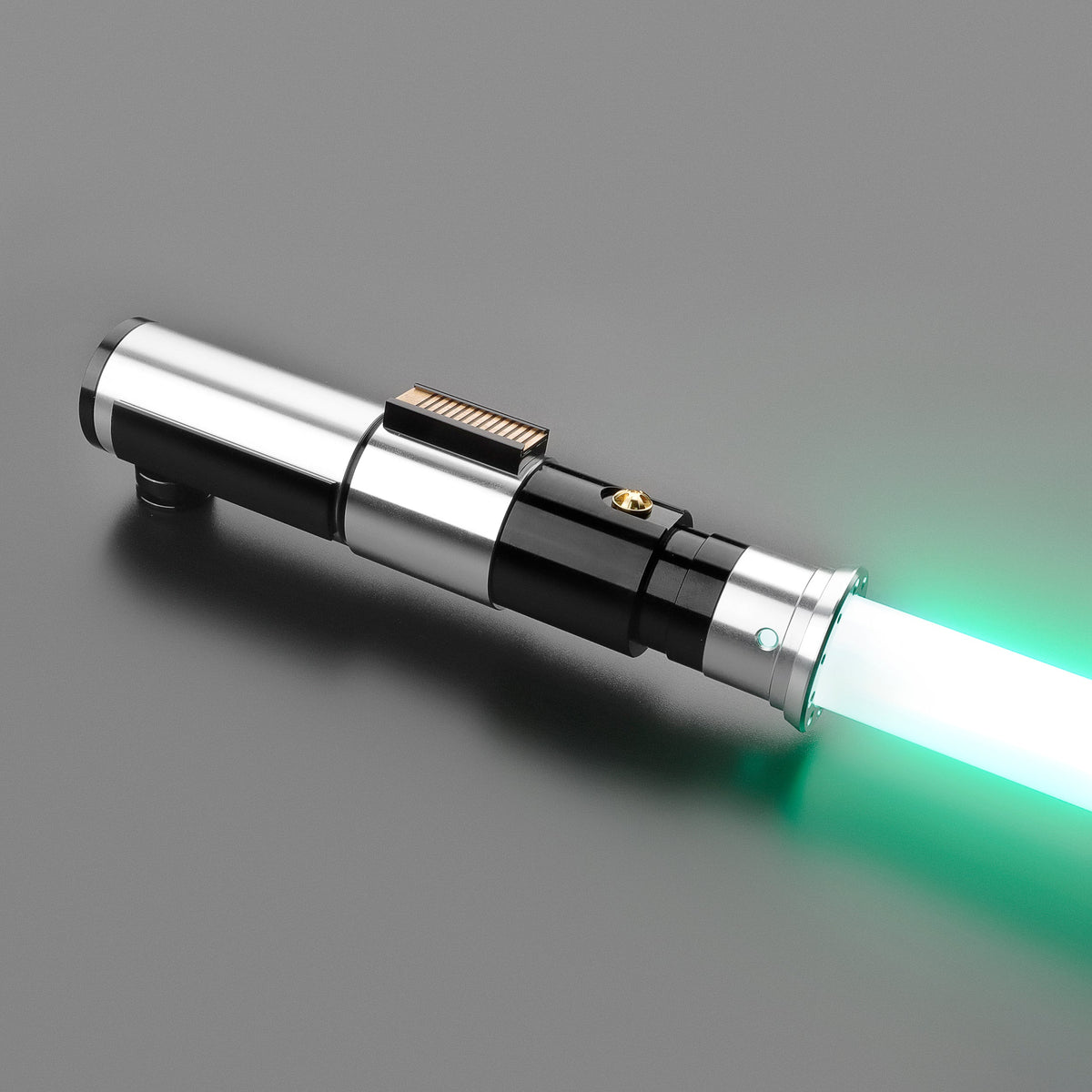 Rapierificsaber Lightsaber Green Bladed Even Piell Light Saber Heavy Dueling Smooth Swing Short Saber Hilt 16.8CM